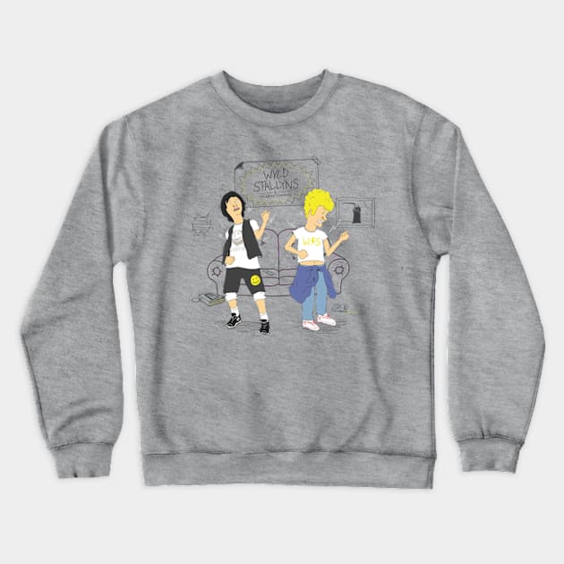 Billvis & Butt Ted Crewneck Sweatshirt by Made With Awesome